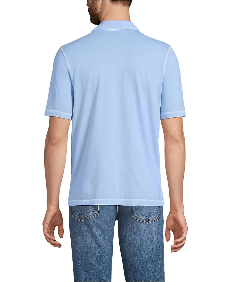 Lands' End Men's Tall Short Sleeve Sun Faded Super T Polo