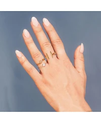 The Lovery Golden Bar Ring 14K Gold