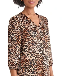 Jones New York Petite V-Neck Blouse