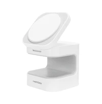 Ventev 15W Ultrafast Qi2 Wireless 2 in 1 Cube-White