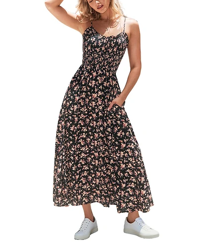 Cupshe Women's Pick Me Up Floral Maxi Beach Dress