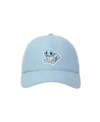 Pokemon Squirtle Printed Patch Blue Unstructured Baseball Cap