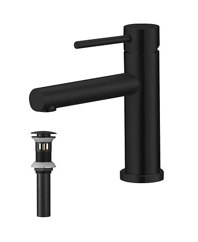 Greenspring Single Hole Single-Handle Bathroom Faucet in Matte Black