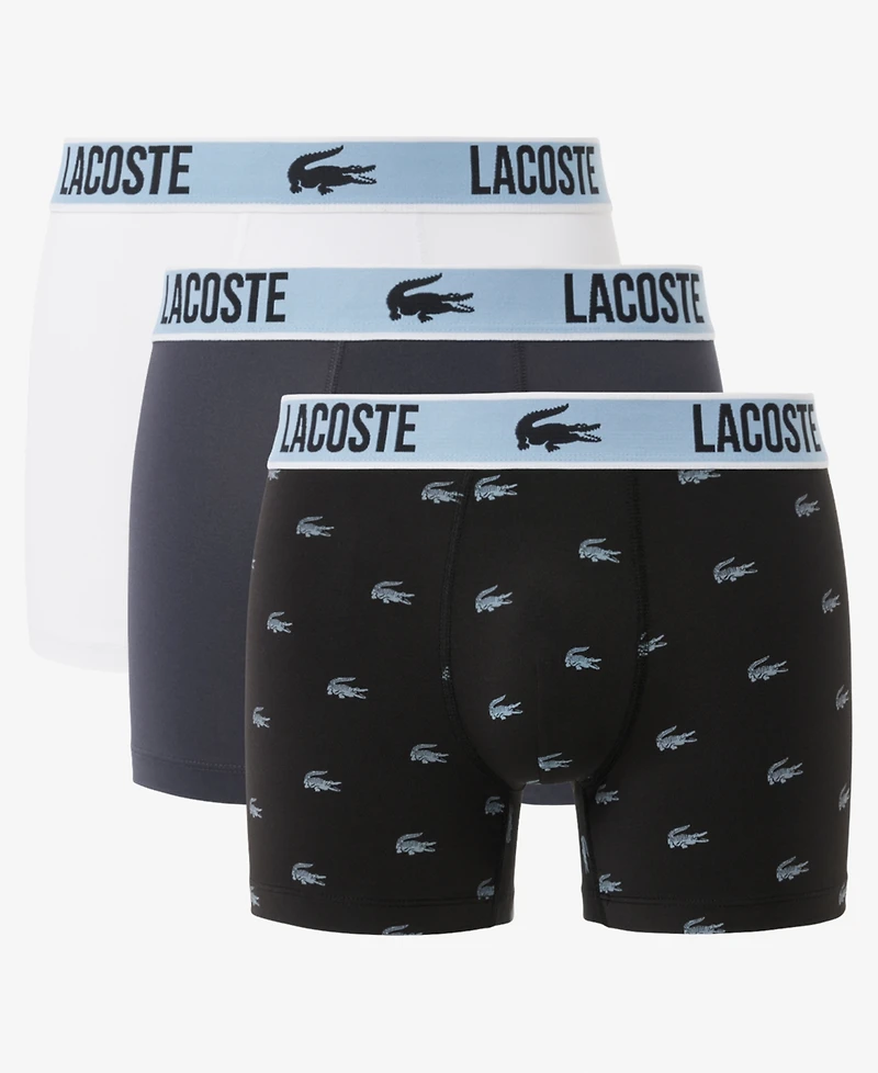 Lacoste Men's 3-Pack Microfiber Trunks