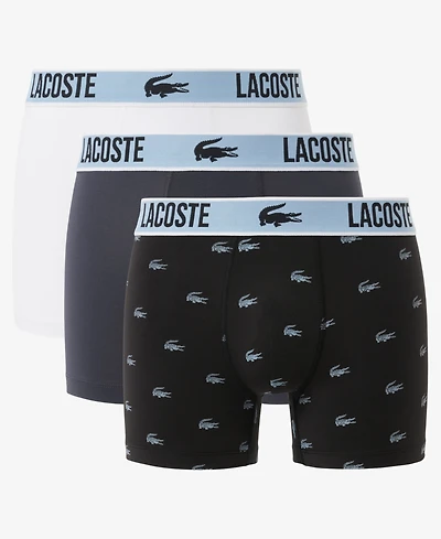 Lacoste Men's 3-Pack Microfiber Trunks