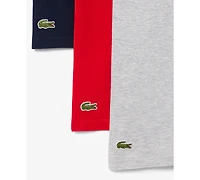 Lacoste Men's 3-Pack Slim Fit Crewneck T-Shirts