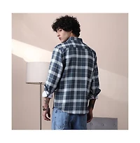 Campus Sutra Men's Tartan Plaid Shirt