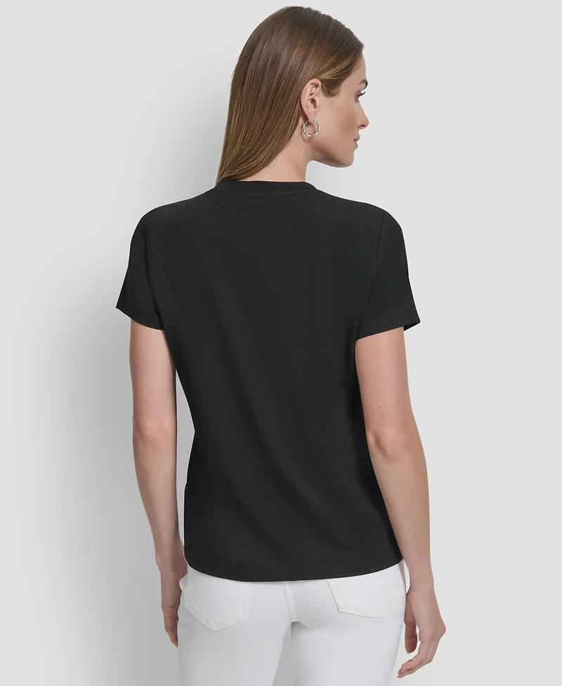Dkny Women's Nyc Skyline Conversational T-Shirt