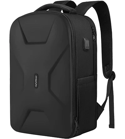 Mosiso 35L Waterproof Hardshell Laptop Backpack - Anti-Theft 15.6-16" Business Travel Bag w/Usb Charging Port & Luggage Strap