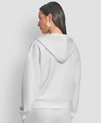 Dkny Women's Long Sleeve Zip-Up Jacket