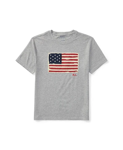 Polo Ralph Lauren Toddler and Little Boys Flag Cotton Jersey T-shirt