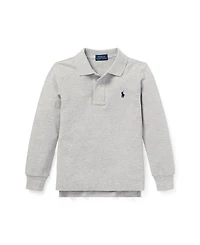 Polo Ralph Lauren Toddler and Little Boys Cotton Mesh Long Sleeve Shirt