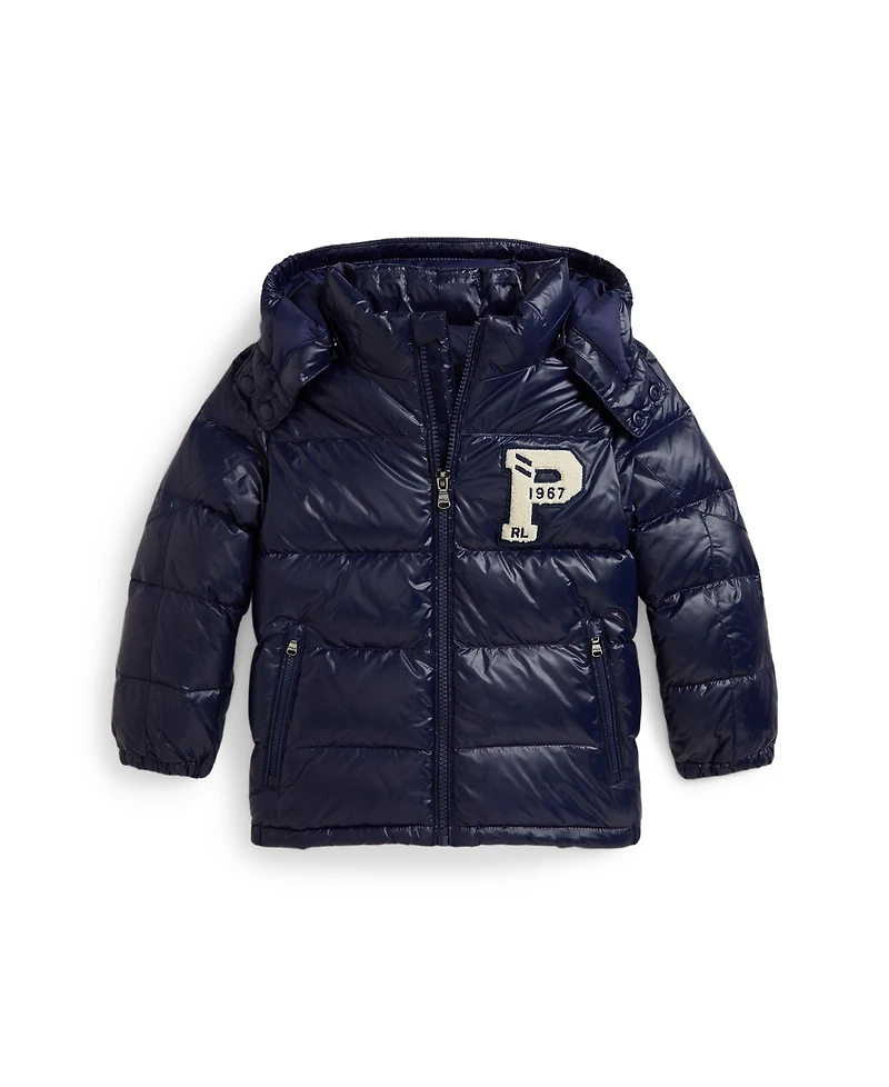 Polo Ralph Lauren Toddler and Little Boys Glossed Hooded Down Jacket