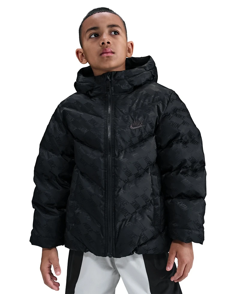 Nike Big Boys and Girls Sportswear All Day Play Loose-Fit Puffer Jacket