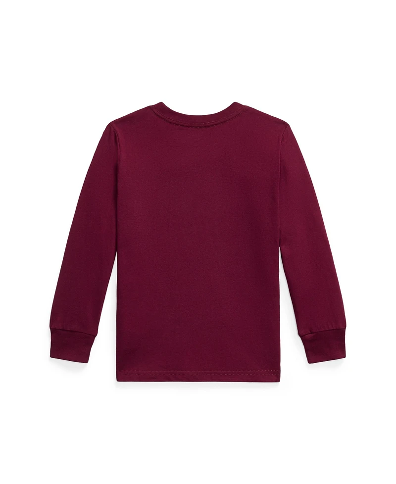 Polo Ralph Lauren Toddler and Little Boys Cotton Jersey Long Sleeve T-Shirt