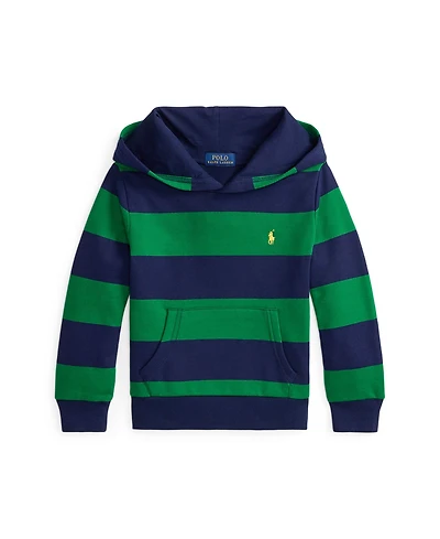 Polo Ralph Lauren Toddler and Little Boys Rugby-Stripe Fleece Hoodie