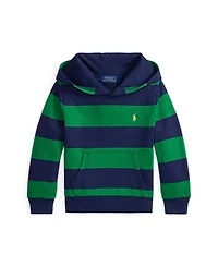 Polo Ralph Lauren Toddler and Little Boys Rugby-Stripe Fleece Hoodie