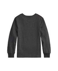 Polo Ralph Lauren Toddler and Little Boys Cotton Jersey Graphic Long Sleeve T-Shirt