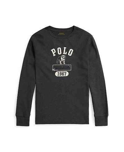 Polo Ralph Lauren Big Boys Cotton Jersey Graphic Long Sleeve T-Shirt