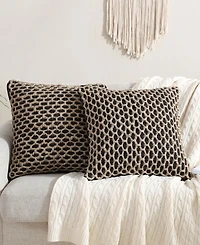 Boho Living Jada Jute 2-Pc. Decorative Pillows Set, 18" x