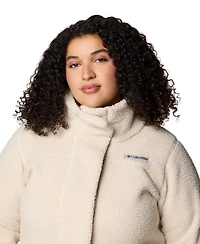 Columbia Plus Size Active Panorama Stand-Collar Long Jacket