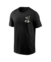 Nike Men's Black Iowa Hawkeyes Fashion 2-Hit T-Shirt