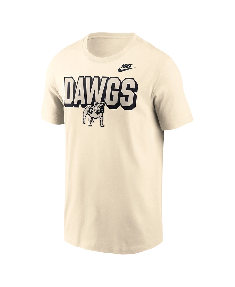 Nike Men's Natural Georgia Bulldogs Fashion Bold T-Shirt