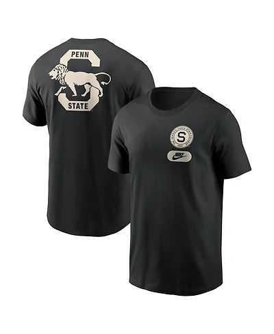 Nike Men's Black Penn State Nittany Lions Fashion 2-Hit T-Shirt