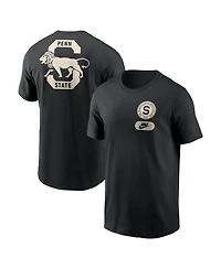 Nike Men's Black Penn State Nittany Lions Fashion 2-Hit T-Shirt
