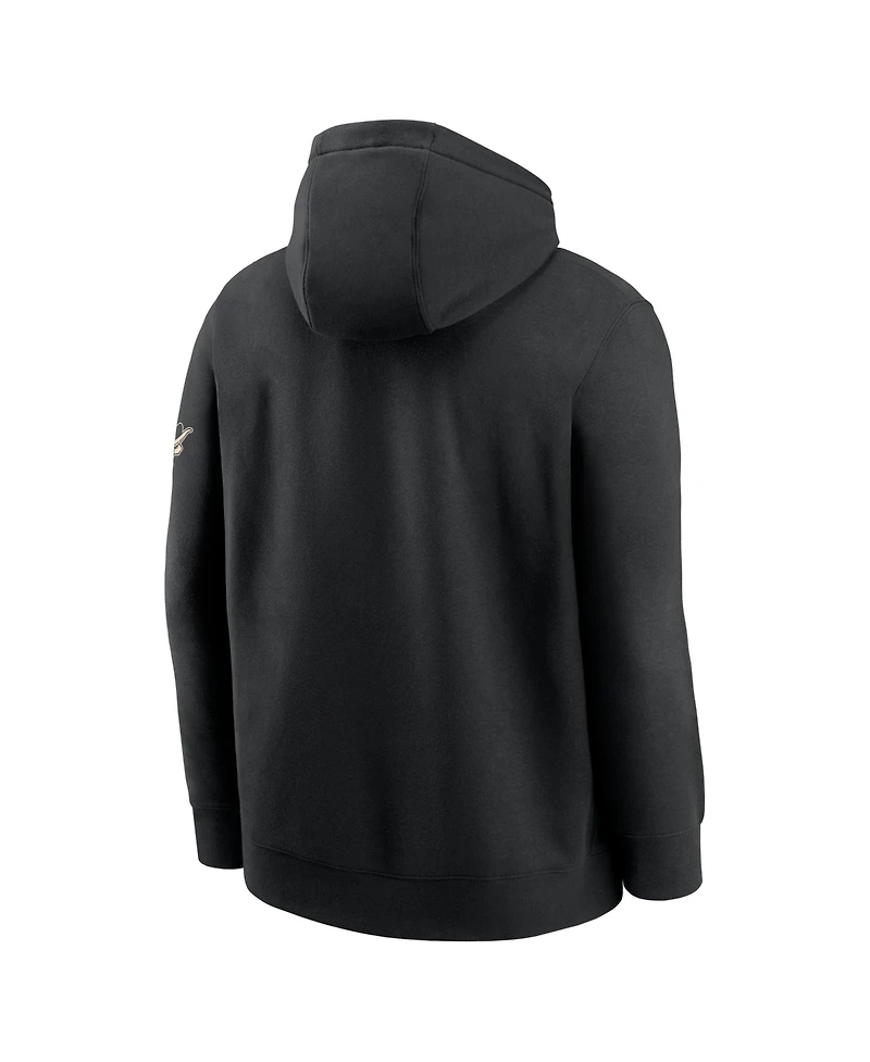 Nike Men's Black Texas Longhorns Fashion Club Pullover Hoodie