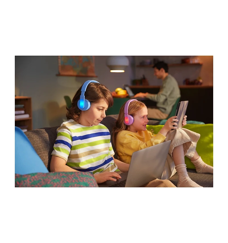 Kids Wireless On-Ear Headphones - Blue