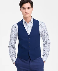 Kenneth Cole Reaction Men's Slim-Fit Techni-Cole Suit Separate Vest