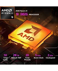 Hp Omen 17.3" Gaming Traditional Laptop Amd Ryzen Ai 9 365 16GB Ram Nvidia GeForce Rtx 5060 512GB Ssd Storage Windows 11 Home Fhd 144Hz - Black