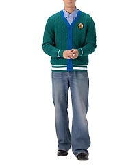 Members Only Men's Cable Knit Cardigan