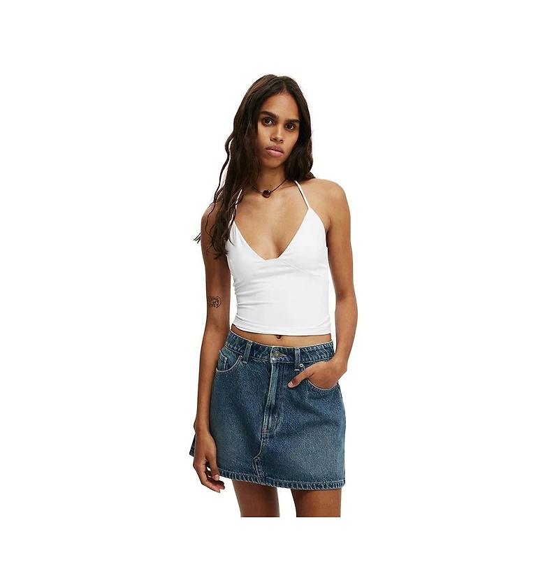 Cotton On Women's Original Denim Mini Skirt