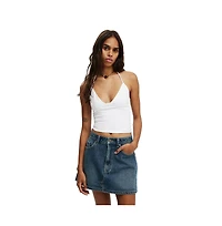 Cotton On Women's Original Denim Mini Skirt