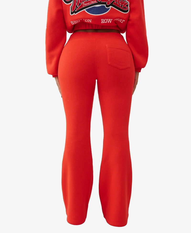 True Religion Women's Crystal V Flare Pants