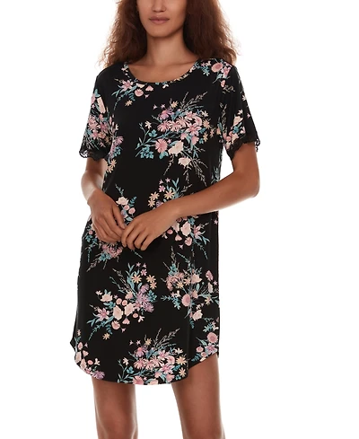 Flora by Nikrooz Women's Kathleen Short Sleeve Sleepshirt