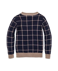 Hope & Henry Little and Big Girls' Organic Long Sleeve Boyfriend Cardigan Sweater