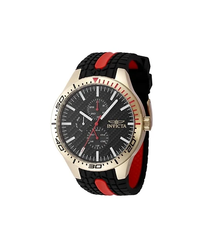 Invicta Men's 48872 Invicta Racing Quartz Multifunction Black Dial Watch
