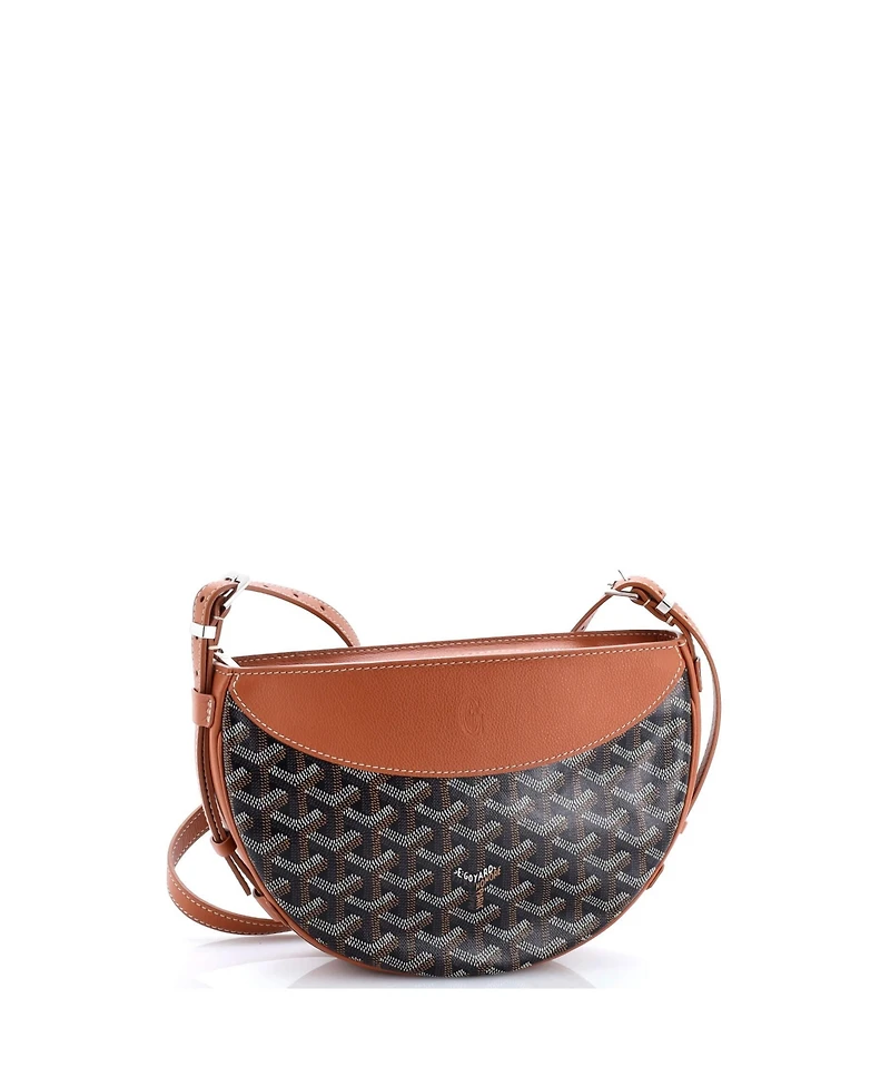 Pre-Owned Goyard Hirondelle Shoulder Bag Coated Canvas and Leather