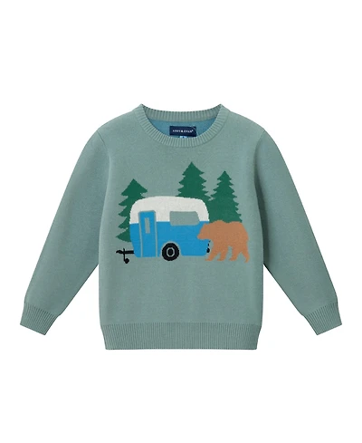 Andy & Evan Toddler/Child Boys Happy Camper Sweater
