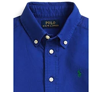 Polo Ralph Lauren Toddler and Little Boys Garment-Dyed Cotton Oxford Shirt