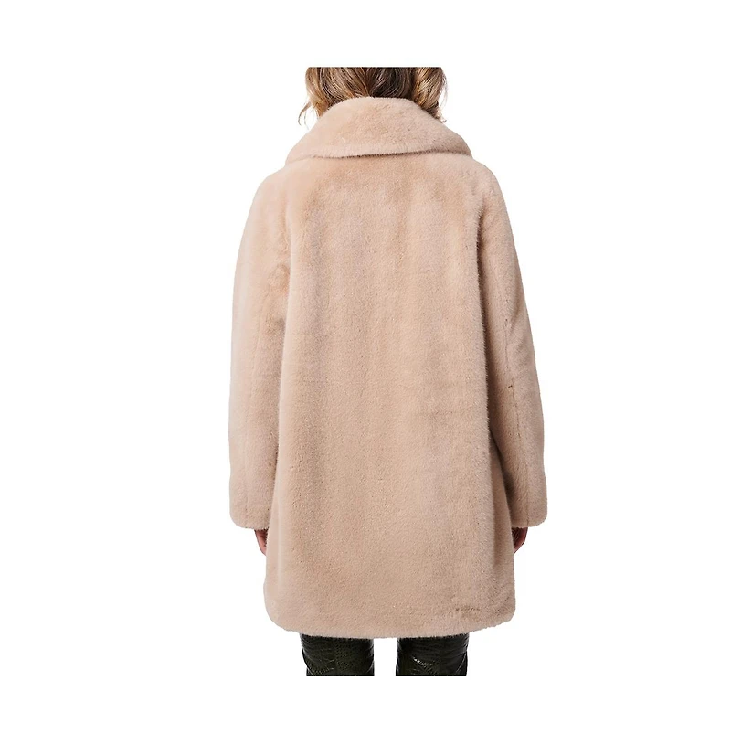 Bernardo Women's Swing Faux Fur Coat