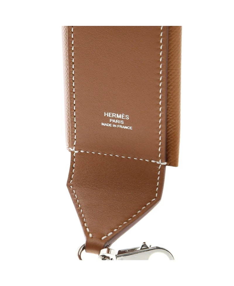 Pre-Owned Hermes Kelly Pocket Bag Shoulder Strap Swift and Epsom