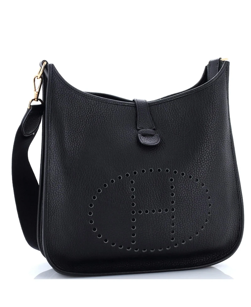 Pre-Owned Hermes Gm Evelyne Bag Gen I Fjord
