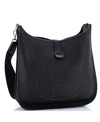 Pre-Owned Hermes Gm Evelyne Bag Gen I Fjord