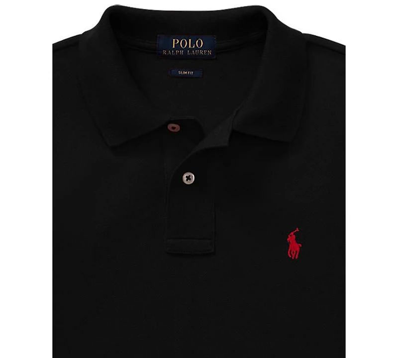 Polo Ralph Lauren Toddler and Little Boys Cotton Mesh Long Sleeve Polo Shirt