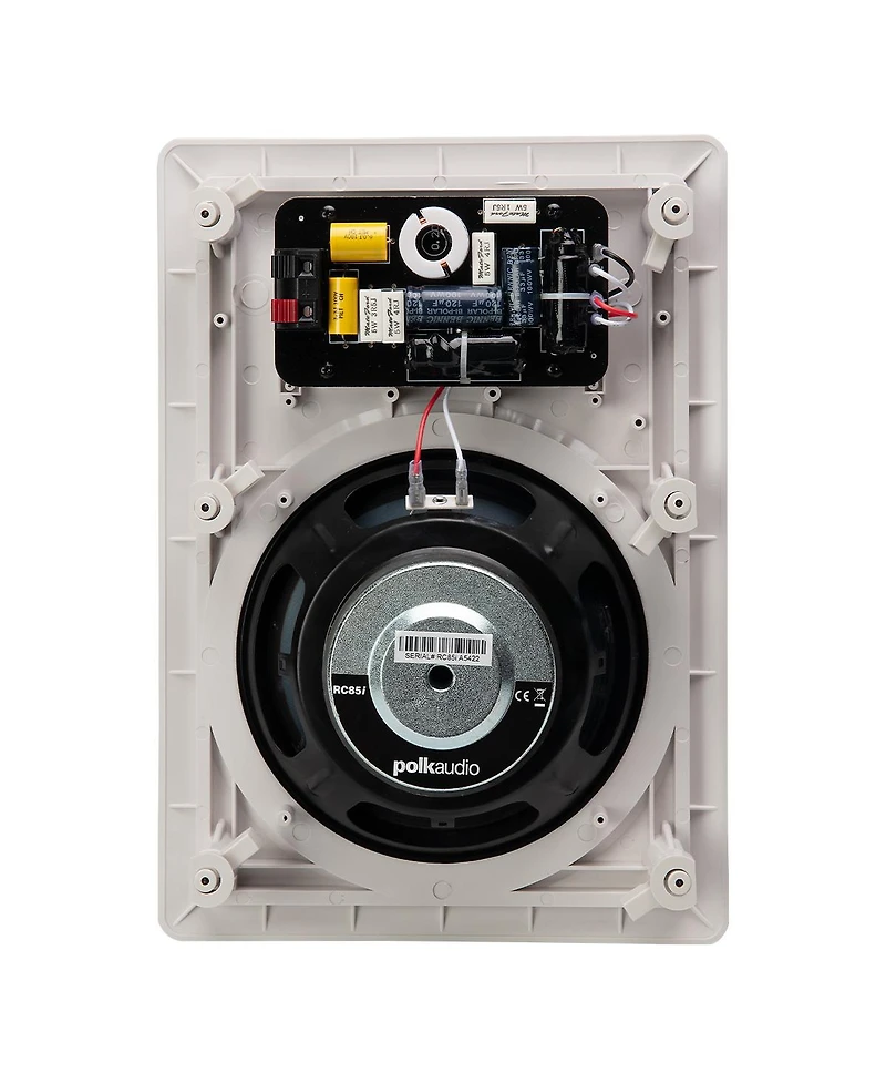 Polk Audio RC85i 2 Way In Wall Speakers - 4 Pack (White)