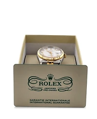 Pre-Owned Rolex Oyster Perpetual Datejust Automatic Watch in Stainless Steel and Gold 36mm